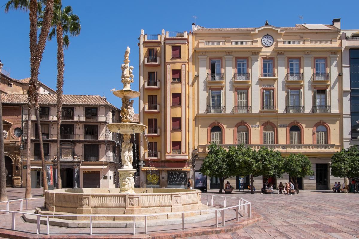 Arrival in Málaga